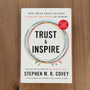 Trust & Inspire Book Stephen M. R. Covey 2022 Wall Street Journal Bestseller